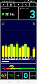 Recepção GPS ao ar livre