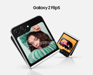 O Galaxy Z Flip5 terá uma tela de cobertura mais útil do que os modelos anteriores. (Fonte da imagem: MySmartPrice)