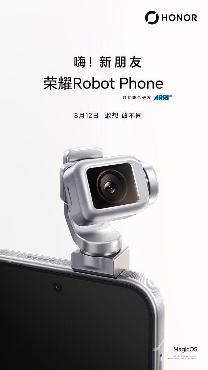 A Honor confirma oficialmente a data de lançamento do Robot Phone.
