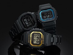 É muito provável que o próximo Casio GW-BX5600 inclua componentes de fibra de carbono. [Na foto, os relógios da série GW-B5600BC] (Fonte da imagem: Casio)