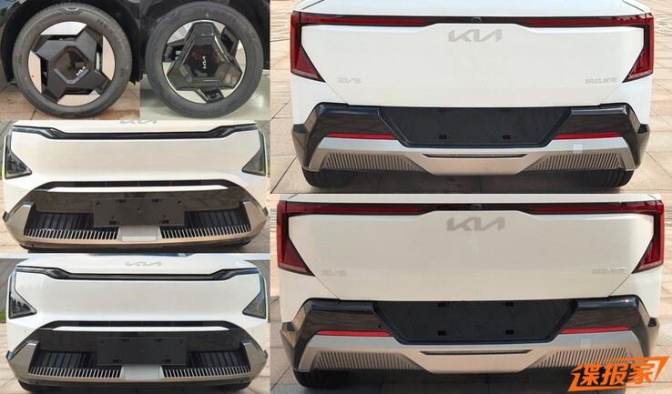 Imagens vazadas da versão de produção do Kia EV5. (Fonte da imagem: Autohome)