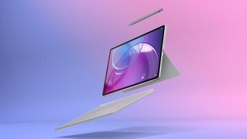O Lenovo Idea Tab Pro Gen 2 terá uma caneta stylus e uma capa de teclado opcionais. (Fonte da imagem: Evan Blass)