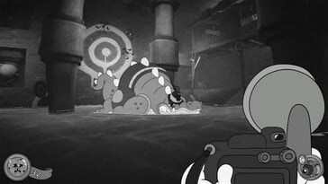 Na imagem: Uma captura de tela do jogo MOUSE: P.I. For Hire.