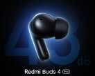 Os Redmi Buds 4 Pro. (Fonte: Xiaomi)