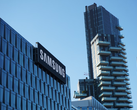 A Samsung afirma que sua nova tecnologia foi desenvolvida em parceria com a Medical AI. Foto - Logotipo da Samsung em um prédio. (Fonte da imagem: Babak Habibi no Unsplash)