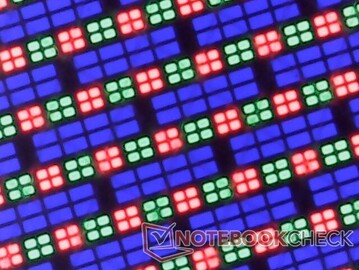 OLED matriz de subpixels