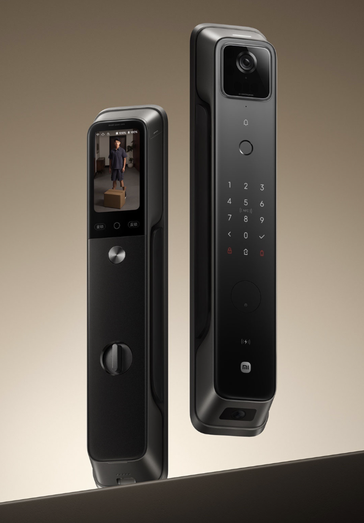 A Xiaomi Smart Door Lock 4 Pro Dual Camera Edition. (Fonte da imagem: Xiaomi)