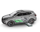 SUV com pacote de bateria CATL.