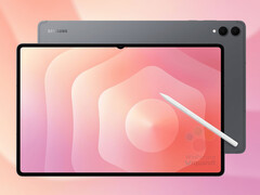 O Galaxy Tab S11 Ultra em uma de suas supostas cores de lançamento. (Fonte da imagem: via WinFuture - editado)
