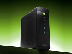 O GMKtec EVO-X5 Pro em uma de suas duas cores de lançamento disponíveis.