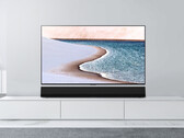 A barra de som GX com uma TV de 65 polegadas da Galeria. (Fonte: LG)