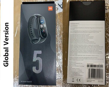 Caixa Xiaomi Mi Smart Band 5. (Fonte da imagem: GeekDoing - Ahatic)