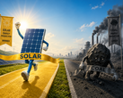 Em maio de 2026, a energia solar foi responsável por 12,8% da eletricidade dos EUA, em comparação com os 12,2% do carvão.