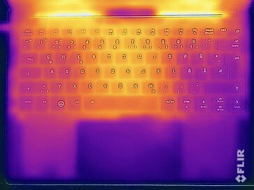 Teste de estresse de temperatura da superfície (parte superior)