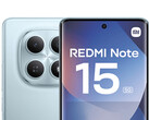 O Redmi Note 15 5G em sua cor de lançamento Glacier Blue (Fonte da imagem: via Sim.de)