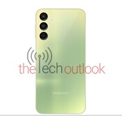 Galaxy A24 - verde claro. (Fonte de imagem: Thetechoutlook)