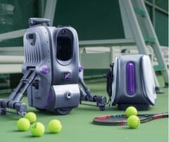 A máquina de bolas robótica Aceii One permite que os jogadores de tênis pratiquem as tacadas sem um parceiro. (Fonte da imagem: Aceii)
