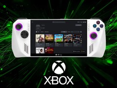 Asus ROG Ally com experiência Xbox em tela cheia (Fonte da imagem: Asus, Microsoft Xbox Gaming com edições)