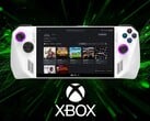 Asus ROG Ally com experiência Xbox em tela cheia (Fonte da imagem: Asus, Microsoft Xbox Gaming com edições)