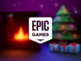 Monument Valley I e II estão atualmente disponíveis como jogos gratuitos para celular. Na foto: uma imagem promocional de Natal da loja. (Fonte da imagem: Epic Games Store)