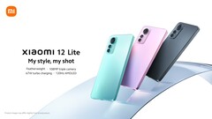 A Xiaomi 12 Lite 5G virá em pelo menos três cores. (Fonte da imagem: Xiaomi)