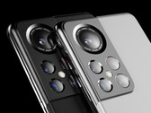 O Galaxy S22 Ultra, como imaginado pela LetsGoDigital. (Fonte da imagem: LetsGoDigital)