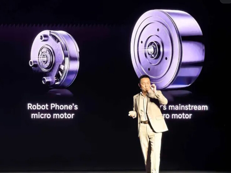 O Honor Robot Phone utiliza micromotores 70% menores do que os modelos convencionais para sua câmera robótica.