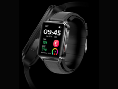 O Kumi KU5 Pro smartwatch 2022 tem uma ferramenta de medição de pressão arterial. (Fonte de imagem: Kumi via AliExpress)