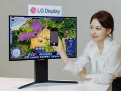 O novo LG Display 240 Hz RGB stripe OLED promete textos mais nítidos e melhor precisão de cores. (Fonte da imagem: LG)