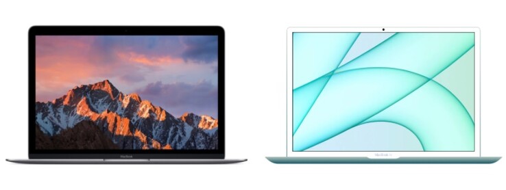 Conceito MacBook 12 e 12 polegadas MacBook Air. (Fonte da imagem: 9To5Mac)