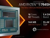 O primeiro chip para laptop da AMD com cache V 3D foi testado online (imagem via AMD)