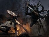 Uma imagem mostrando uma luta em Lies of P.
