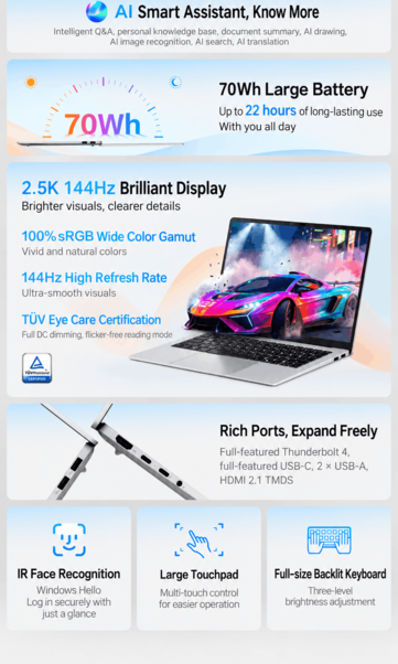 Recursos de tela, bateria e conectividade do Asus Vivobook 14 (tradução automática)