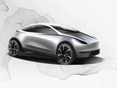 O teaser inicial do design da plataforma do Modelo 2. (Fonte da imagem: Tesla)