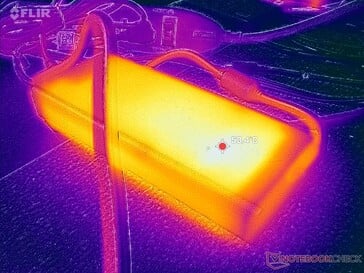 O adaptador CA ultrapassa os 53 C durante os jogos