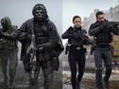 Ghost, Capitão Price e outros personagens notáveis presentes em Call of Duty: Modern Warfare 2.