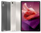 O Lenovo Tab P12 está disponível nos acabamentos Oat e Storm Grey. (Fonte da imagem: Lenovo)