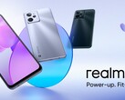 O Realme C31 tem um display de 6,5 polegadas e uma grande bateria. (Fonte da imagem: Realme)