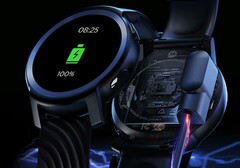 Um novo vazamento mostra o Moto Watch 200 com um display redondo. (Fonte da imagem: @_snoopytech_)
