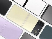 Acredita-se que o Galaxy Z Flip4 mantém o design do Galaxy Z Flip3, fotografado. (Fonte da imagem: Samsung)