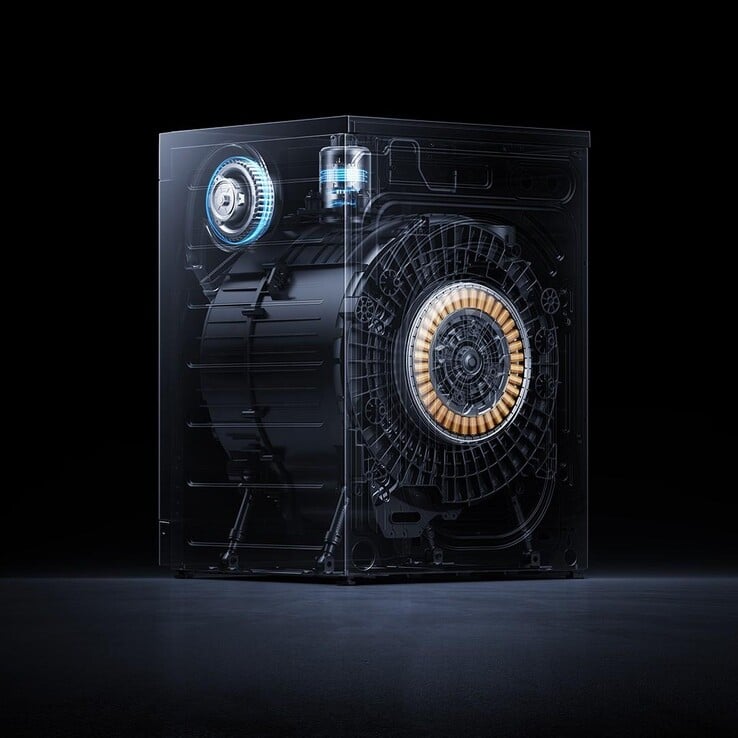 A Xiaomi afirma que ele consome 73% menos energia durante a secagem do que os modelos de condensação e seca 49% mais rápido graças ao design com ventilador duplo.