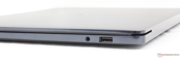 Correto: fone de ouvido de 3,5 mm, USB-A 3.2 Gen. 1