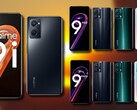 A Realme 9i, Realme 9 Pro, e Realme 9 Pro+ estão entrando em um mercado já lotado e competitivo. (Fonte da imagem: Realme - editado)