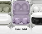 O Galaxy Buds2. (Fonte: Samsung)