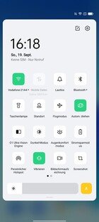 Software em oposição ao Reno6 5G