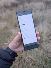 Protótipo do smartphone Sony Xperia 5G. (Fonte da imagem: OLX)