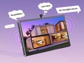 O CrowPanel Advanced 10.1 pode ser controlado por comando de voz e por toque