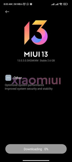 MIUI 13 para o Redmi Note 10.