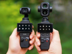 A Pocket 4P é mais pesada que a Pocket 4 devido ao cabeçote volumoso do gimbal.