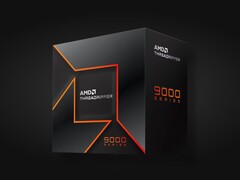 Renderização artística da embalagem da CPU AMD Ryzen Threadripper série 9000X. (Fonte da imagem: AMD)